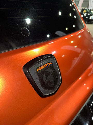 New! Ebony Sparkle Series Three colour badge overlays. Front and rear pair for 500/595