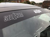 500/595 pre-cut, easy fit PLAIN sunstrip, essential Squeegee included.