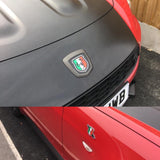 124 Tricolore Scorpion Badge overlays carbon option available. Set of four