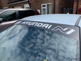 i30N pre cut easy fit sunstrip with free essential squeegee