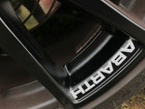 Abarth wheel stickers