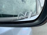 N silver mirror decals 30mm x 3