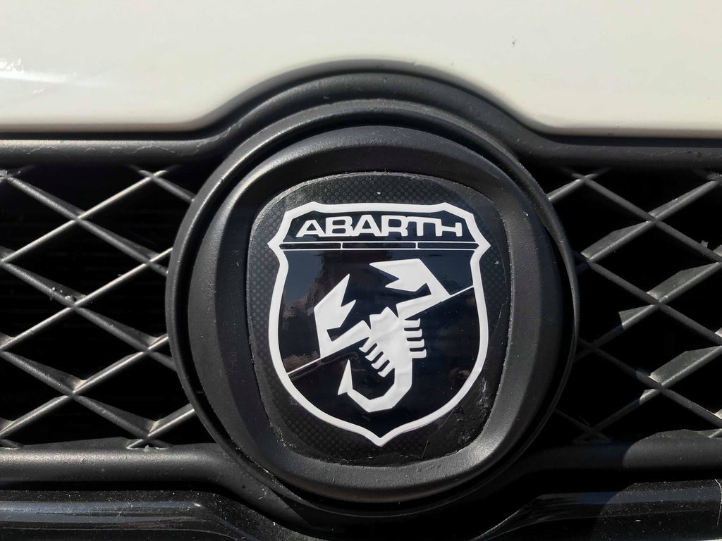 Autocollant 3D Armes Fiat Abarth Grande Punto - Pour Capot Et Hayon - Neuf