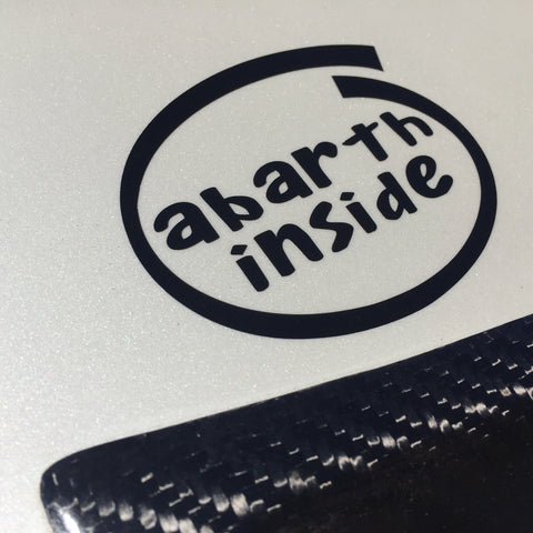 Abarth inside decal (Interior)