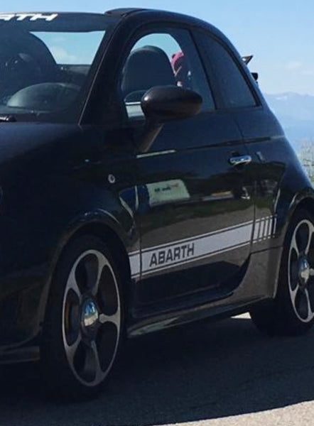 Abarth stripes, Series 4 stock look version. – Abarth Decals