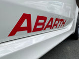 ABARTH side decals Scorpionoro style pair