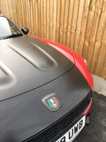 124 Tricolore Scorpion Badge overlays carbon option available. Set of two