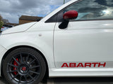 ABARTH side decals Scorpionoro style pair