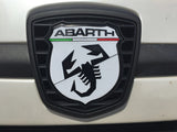 Abarth 500/595 Badge decals set of four including side badges, with Italian flag detail