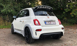 ABARTH 695 spoiler lettering