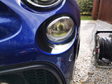Headlight and DRL inlays Abarth 500 S4 only