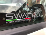 SWAG South West Abarth Group exterior sticker