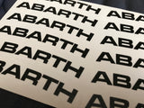 Abarth wheel stickers