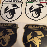 124 Badge decals set of four including side badges, with Italian flag detail